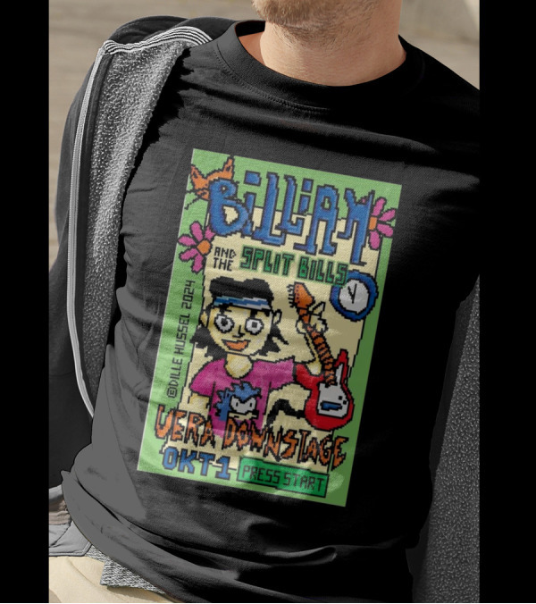 Billiam And The Split Bills Vera Downstage Groningen Okt 1 2024 Press Start T-Shirt