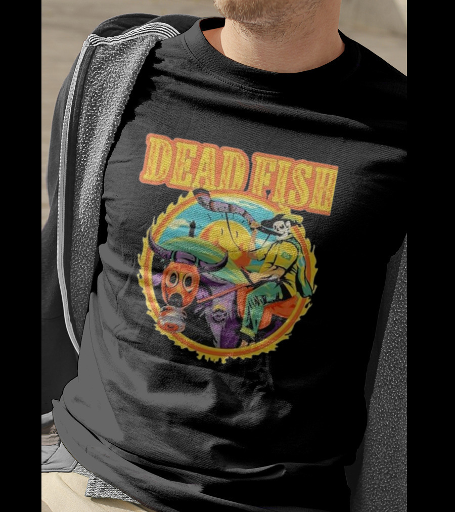 Dead Fish Band Agro Is Death Riding Bull T-Shirt