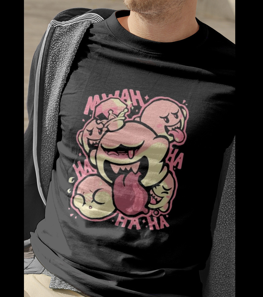 MWAHA HA HA Evil Laugh Pixel Eyeball The Yetee T-Shirt