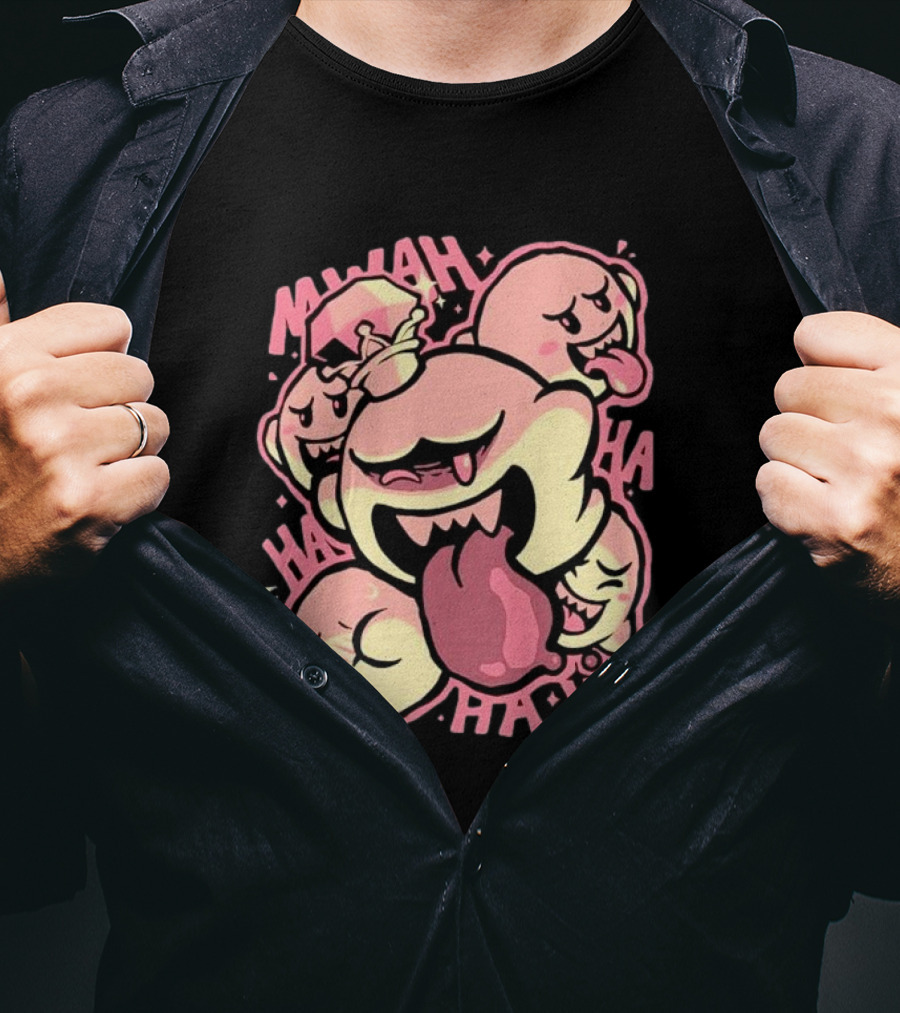 MWAHA HA HA Evil Laugh Pixel Eyeball The Yetee T-Shirt