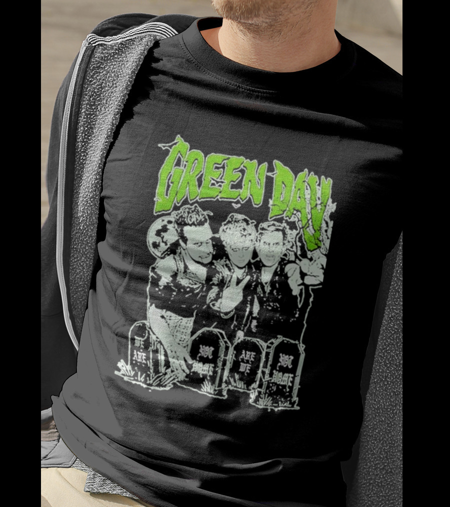 Green Day Zombies You Are We Are Glow-In-The-Dark T-Shirt