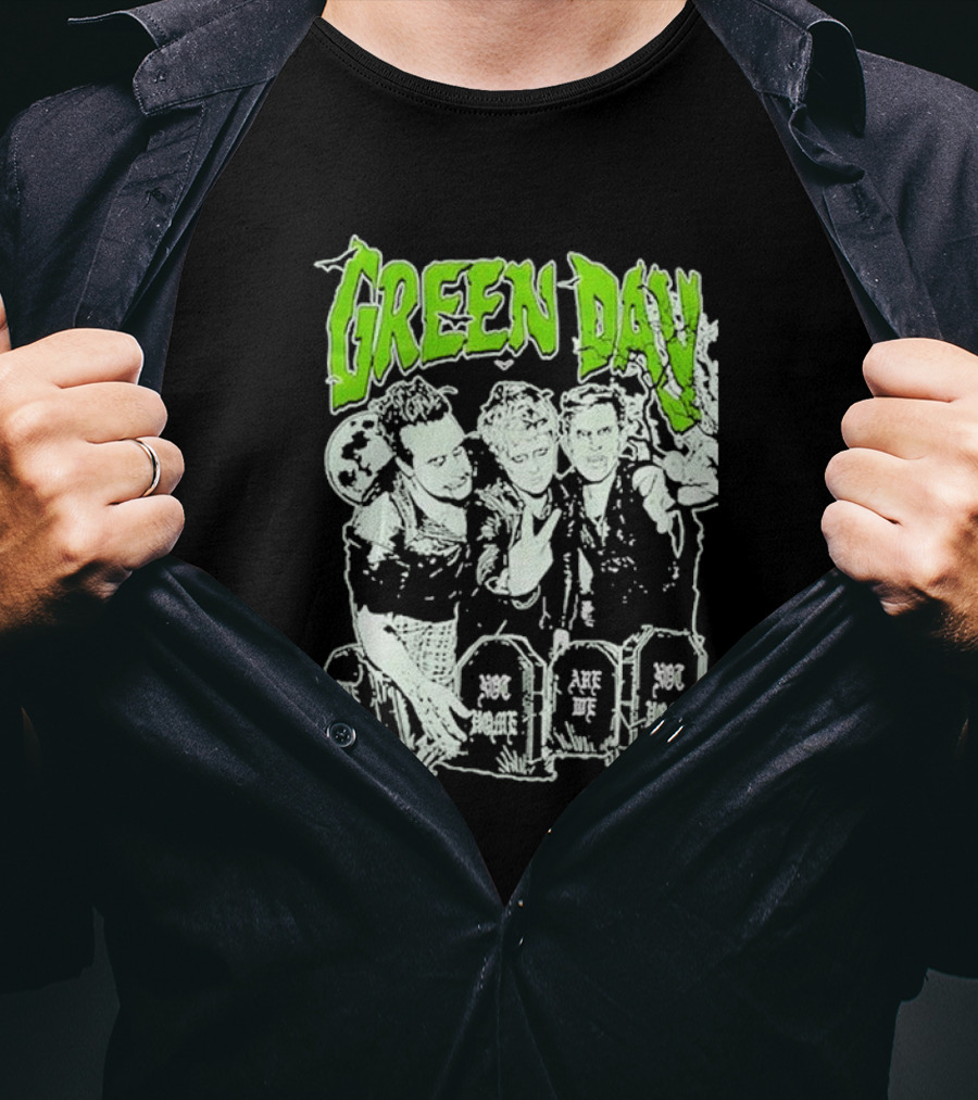 Green Day Zombies You Are We Are Glow-In-The-Dark T-Shirt