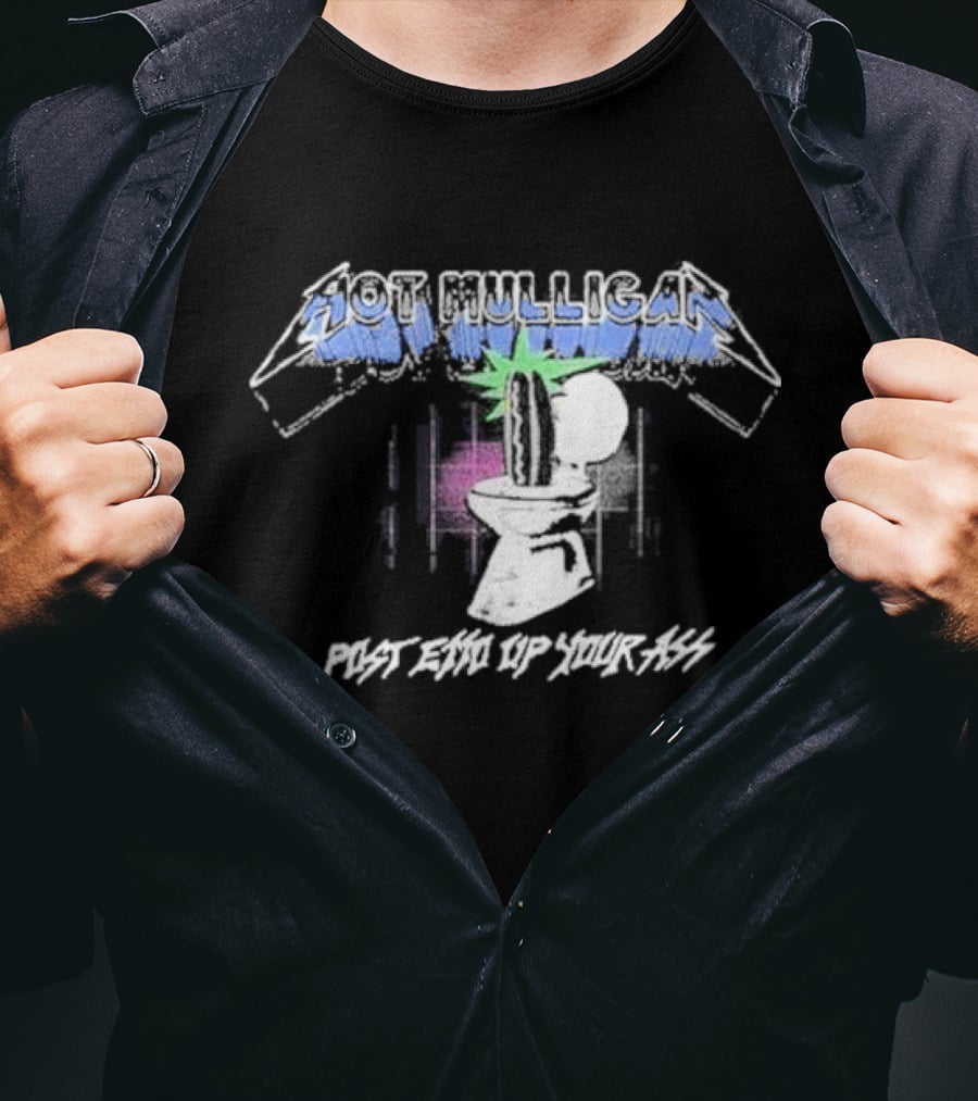 Hot Mulligan Post Emo Hot Dog Toilet T-Shirt