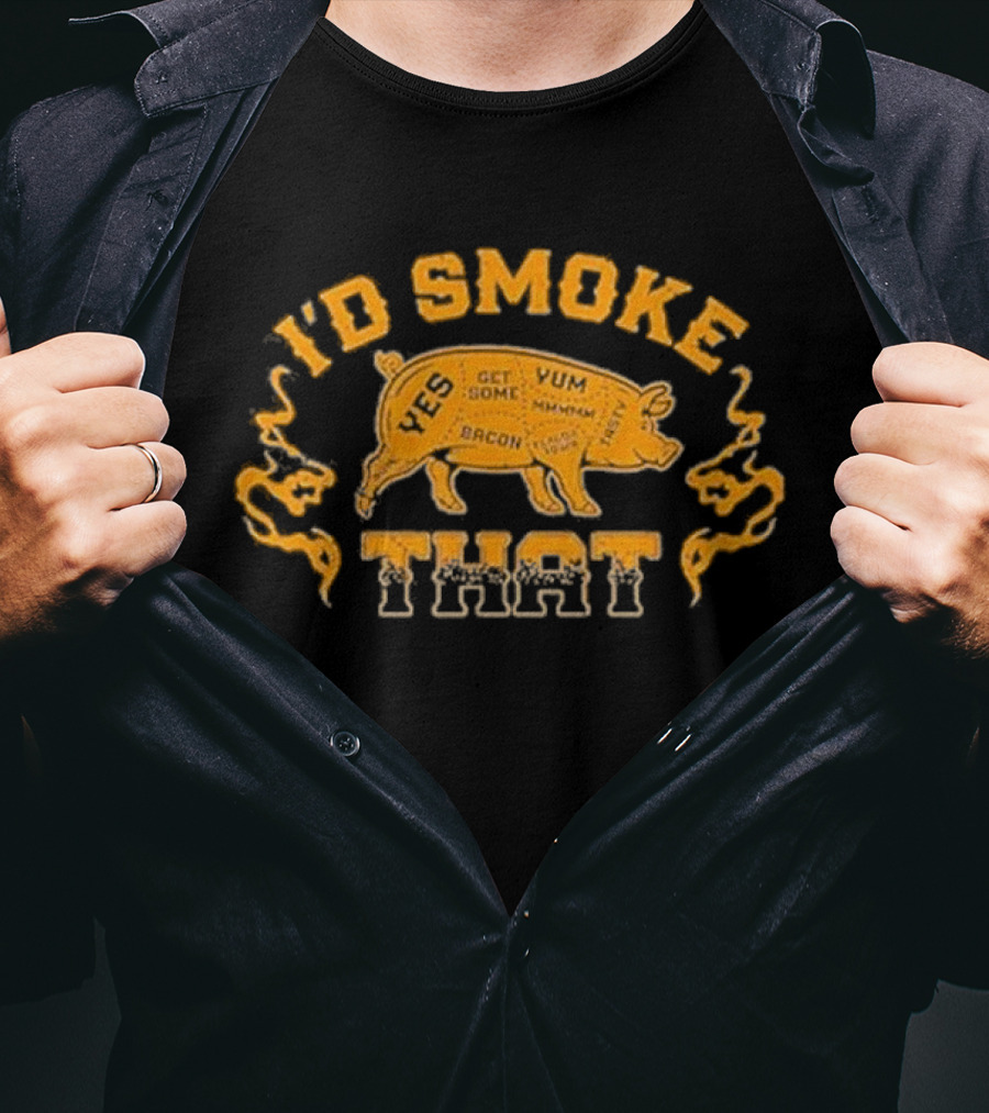 I'd Smoke That Pig BBQ Humor Keith Urban T-Shirt