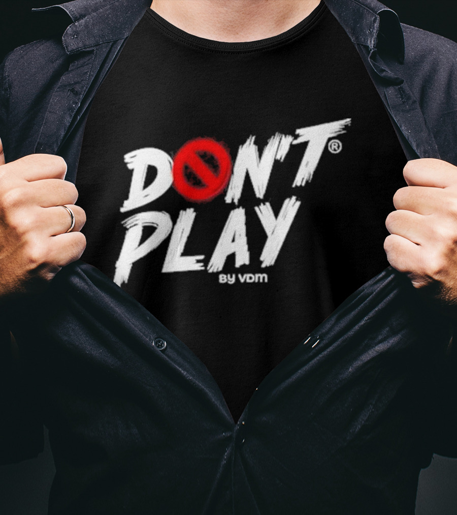 Martins Vincent Otse Don't Play VDM Red Circle T-Shirt