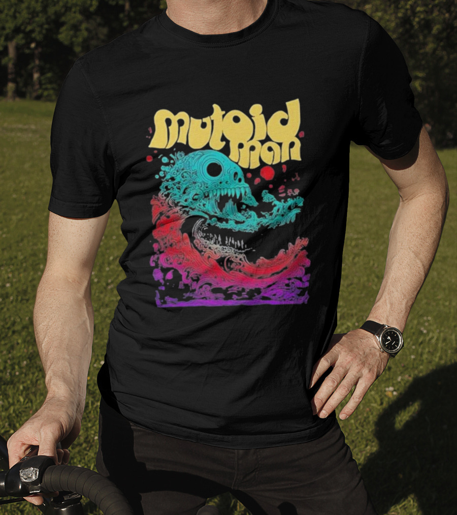 Mutoid Man Psychedelic Skull Wave Explosion T-Shirt