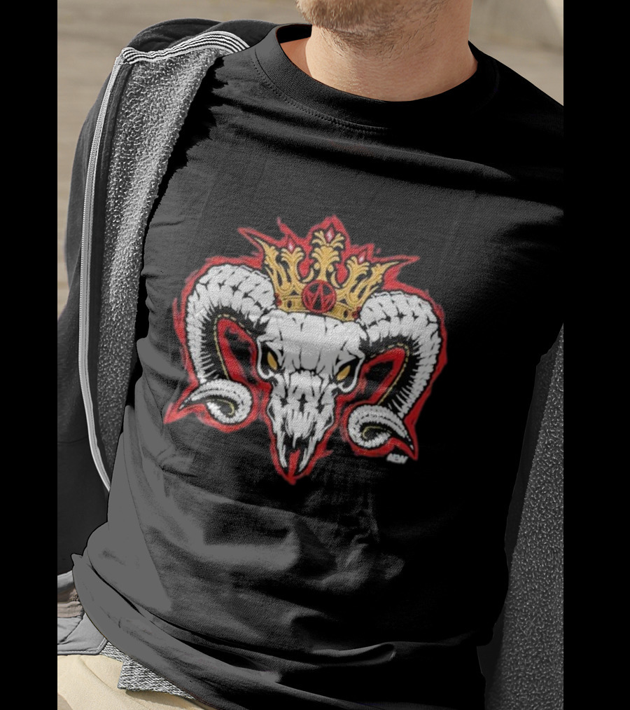 Will Ospreay Goated Crowned Ram Skull T-Shirt