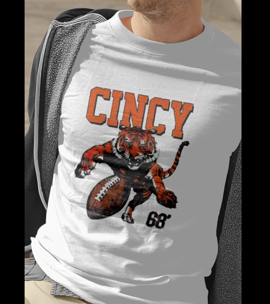 Cincy Tiger Football 68’ T-Shirt