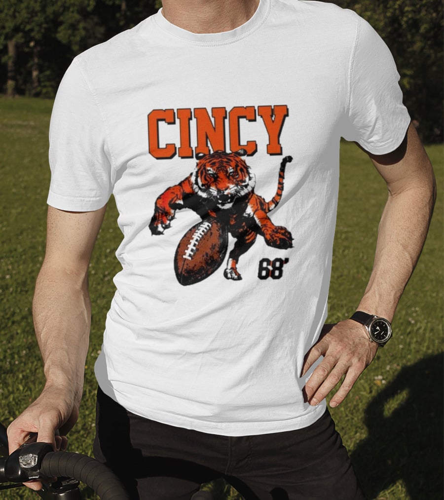 Cincy Tiger Football 68’ T-Shirt