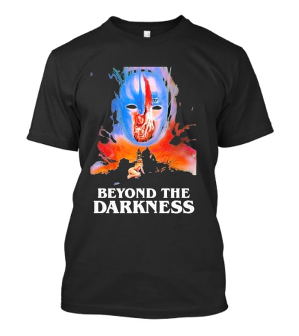 Beyond The Darkness Surreal Mask And Crimson T-Shirt