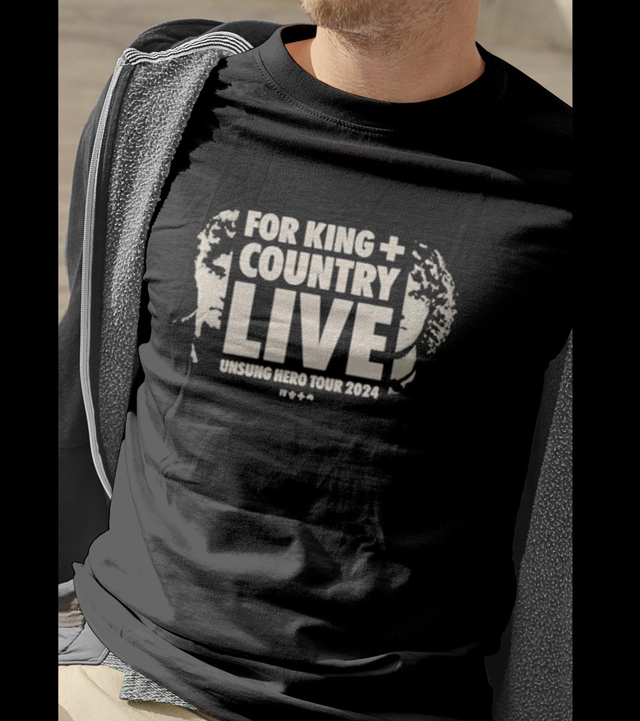 For King + Country Live Unsung Hero Tour T-Shirt