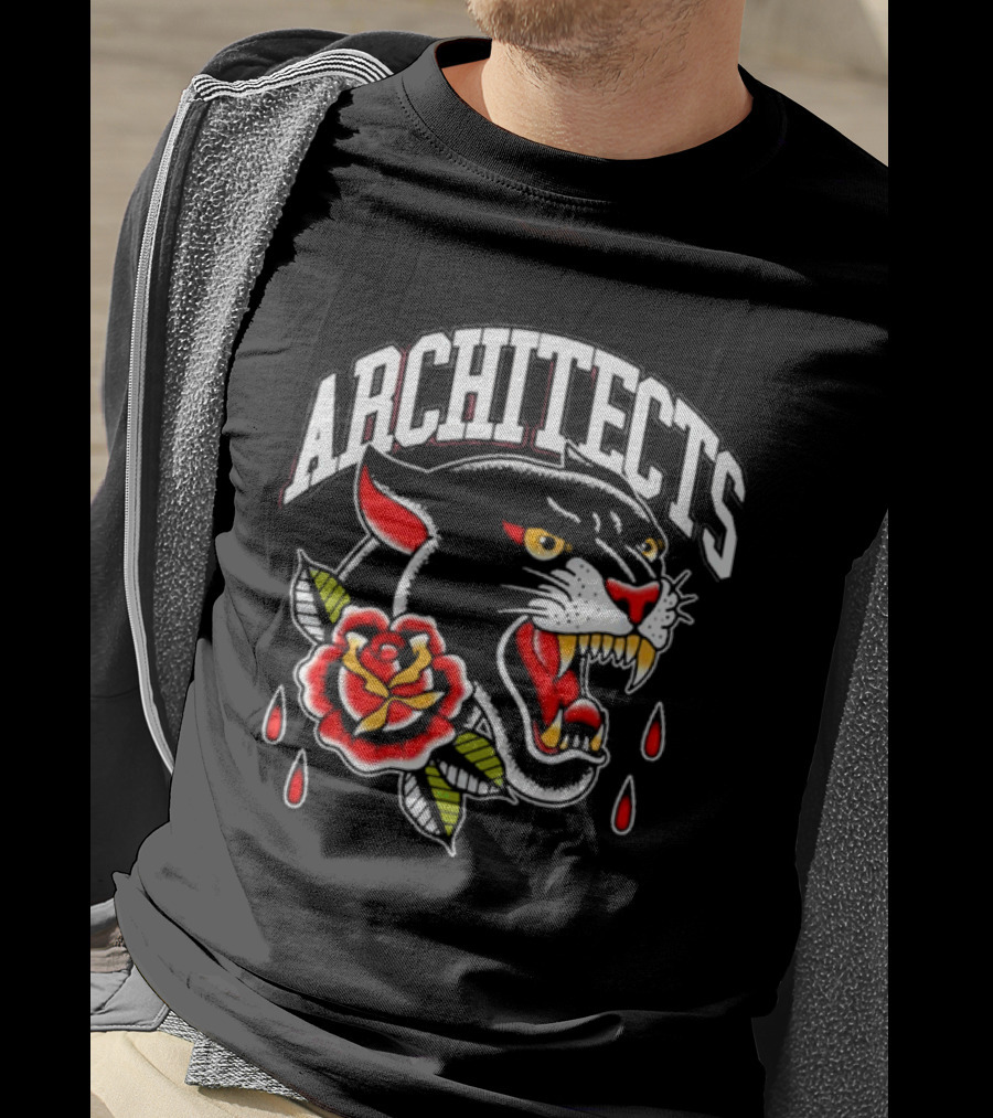 ARCHITECTS Panther Tattoo Black T-Shirt