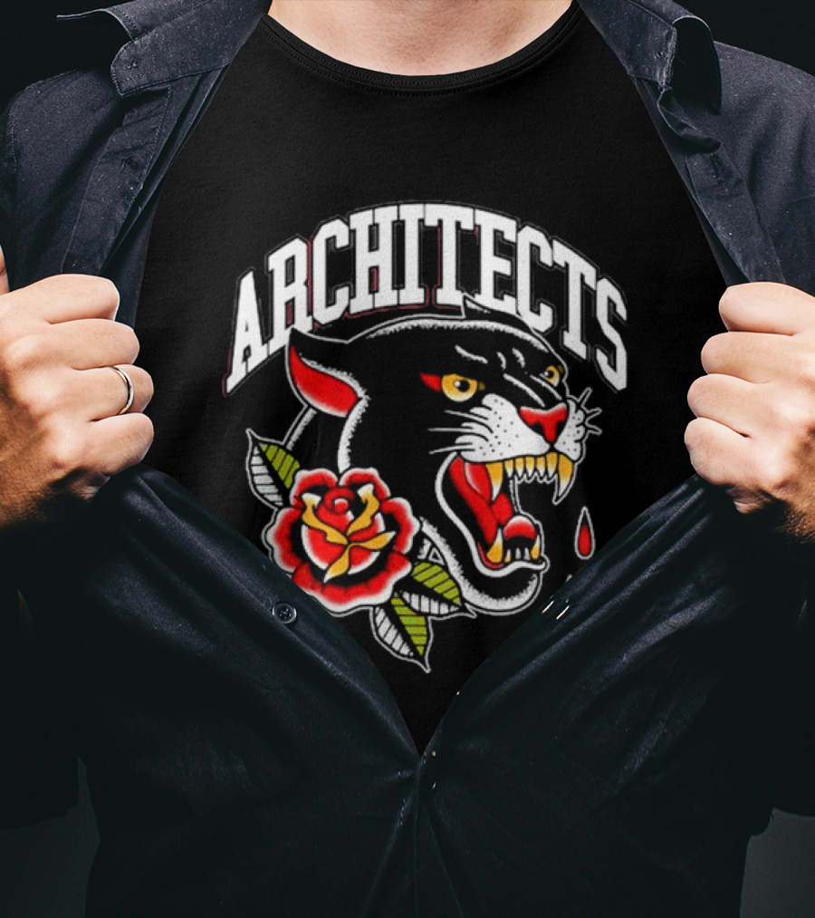 ARCHITECTS Panther Tattoo Black T-Shirt