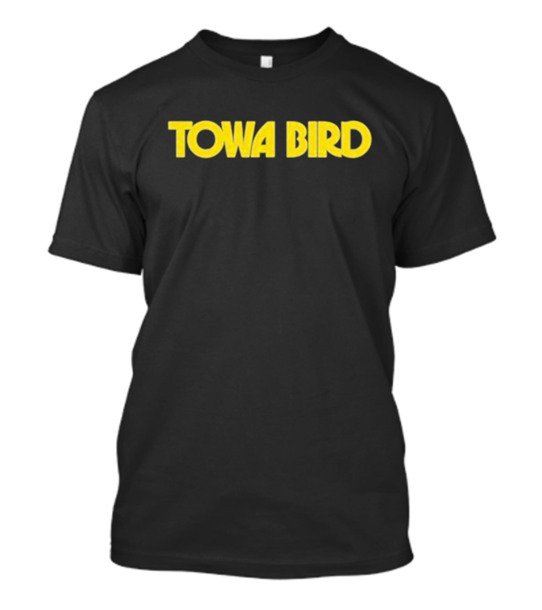Towa Bird Yellow Text Logo T-Shirt
