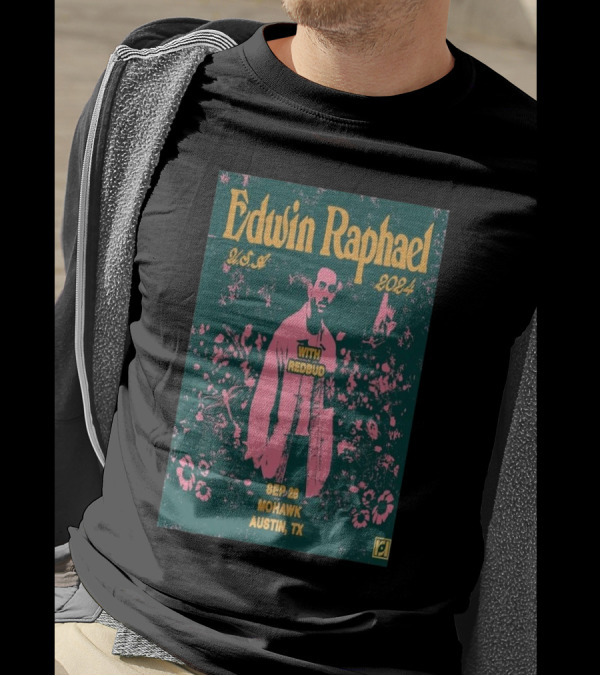 Edwin Raphael USA 2024 With Redbud Sep 28 Mohawk Austin TX T-Shirt