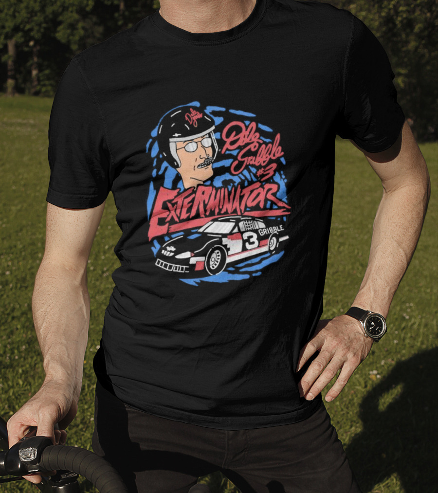 Dale Gribble Exterminator #3 Race Car Gribble T-Shirt
