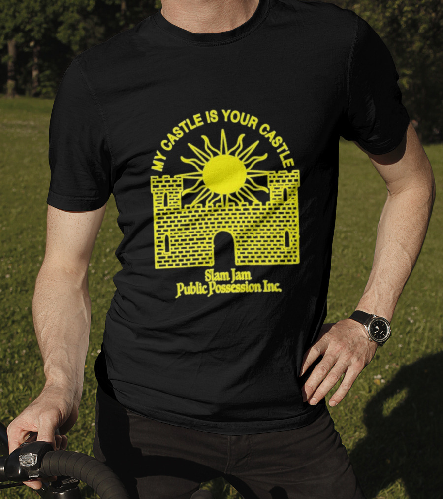My Castle Is Your Castle Sun Design Slam Jam Public Possession Inc T-Shirt