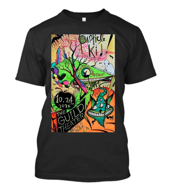 Particle Kid Stevenson Ranch Davidians 10.24.2024 The Guild Theatre Menlo Park CA T-Shirt