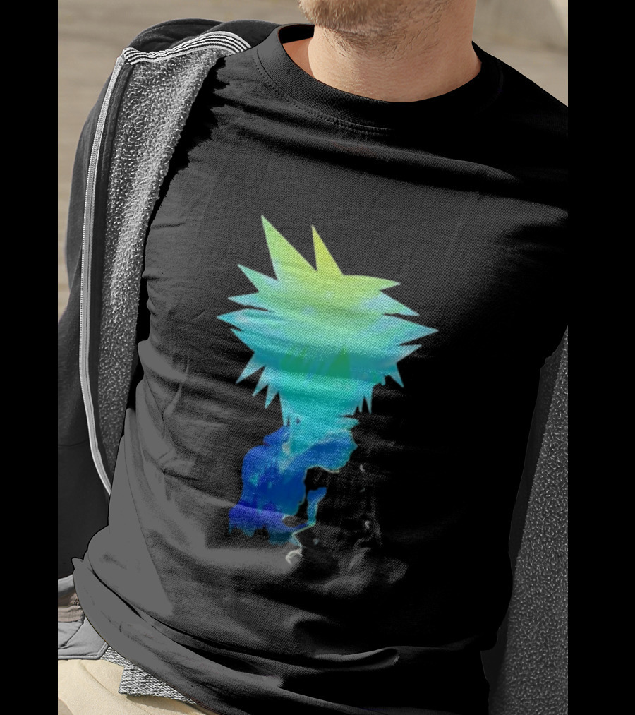 The Key Donnie Spiky Neon Profile T-Shirt