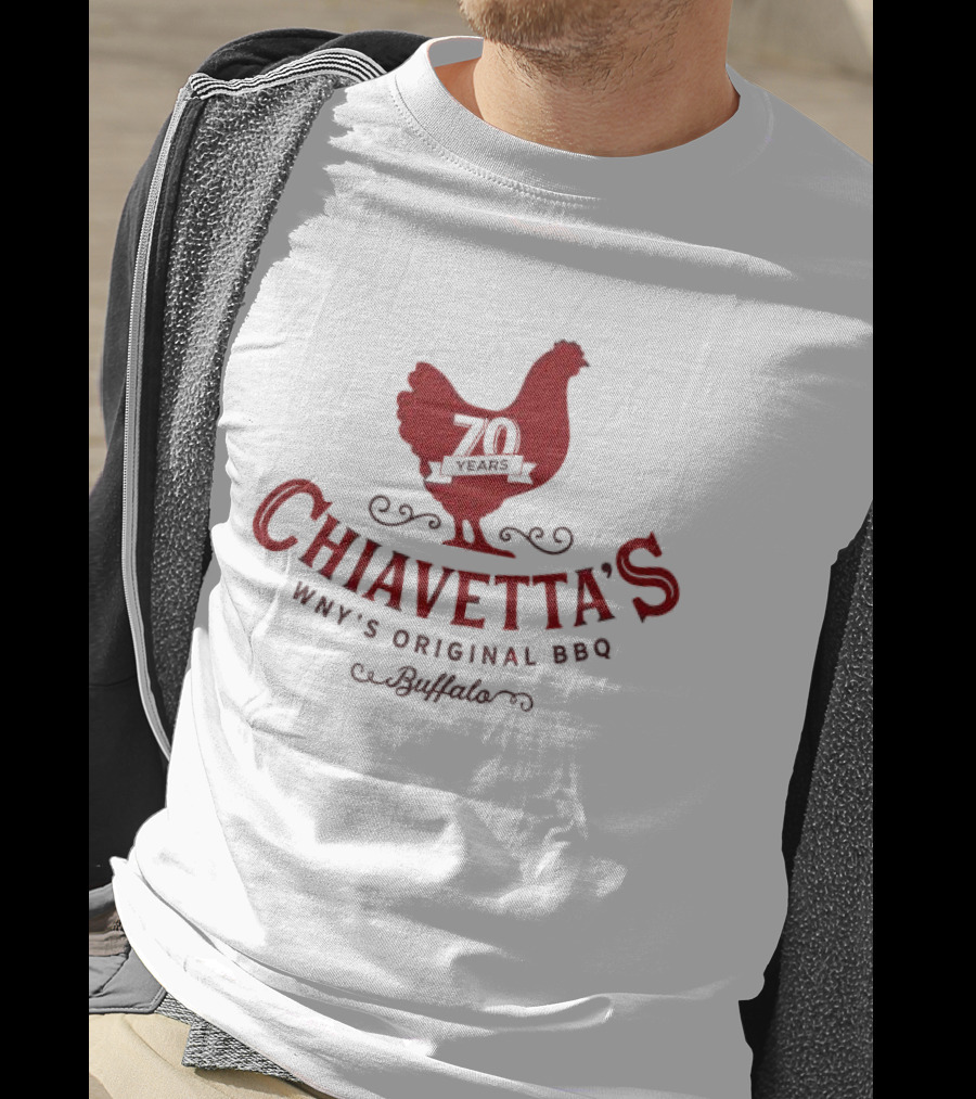 Chiavetta’s 70 Years WNY’s Original BBQ Buffalo Chicken T-Shirt