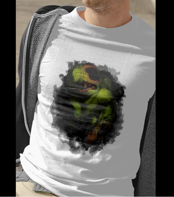 Binding Of Isaac Four Souls Pestilence Creepy Green Monster Card T-Shirt