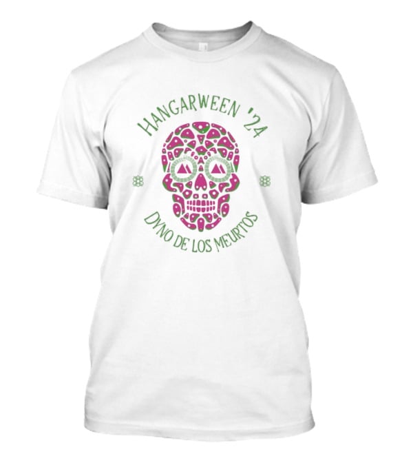 Hangarween 24 Dyno De Los Meurtos Colorful Skull T-Shirt