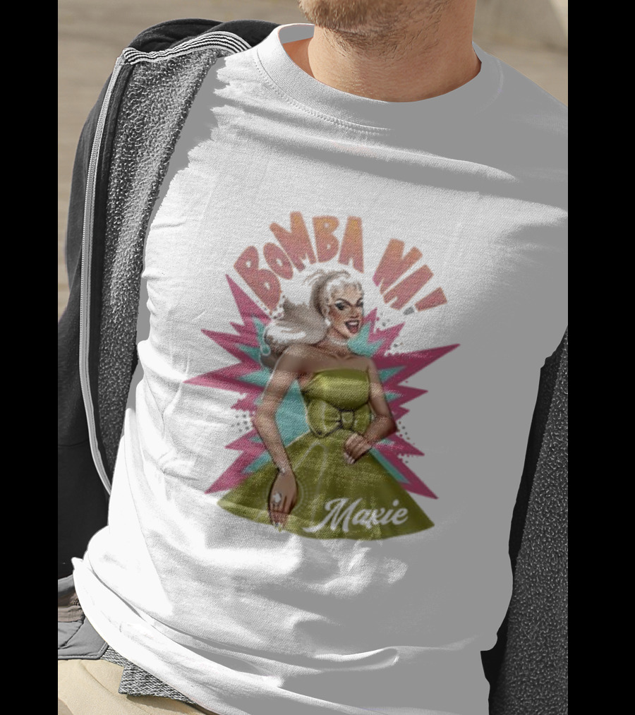 Bomba Na Maxie Vintage Style Pin-Up T-Shirt