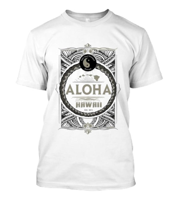 T&C Surf Designs Hawaii Aloha Hawaii Est 1971 Pearl City Jersey T-Shirt