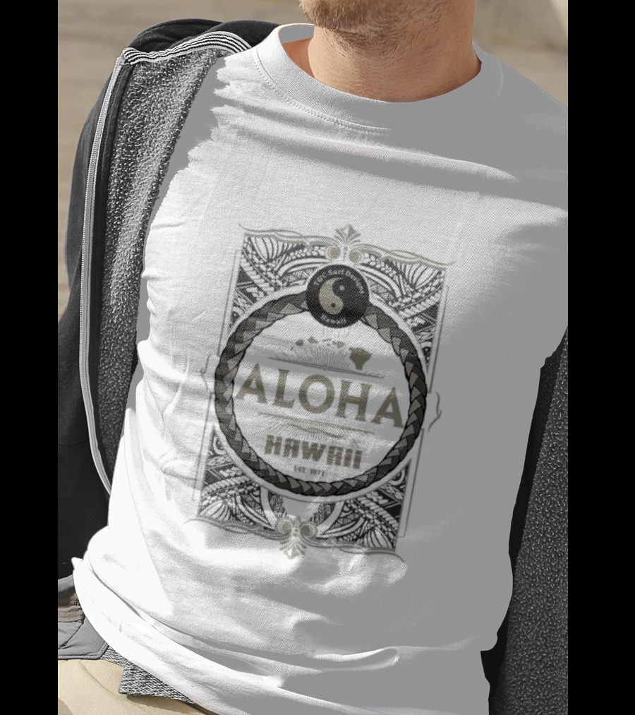 T&C Surf Designs Hawaii Aloha Hawaii Est 1971 Pearl City Jersey T-Shirt