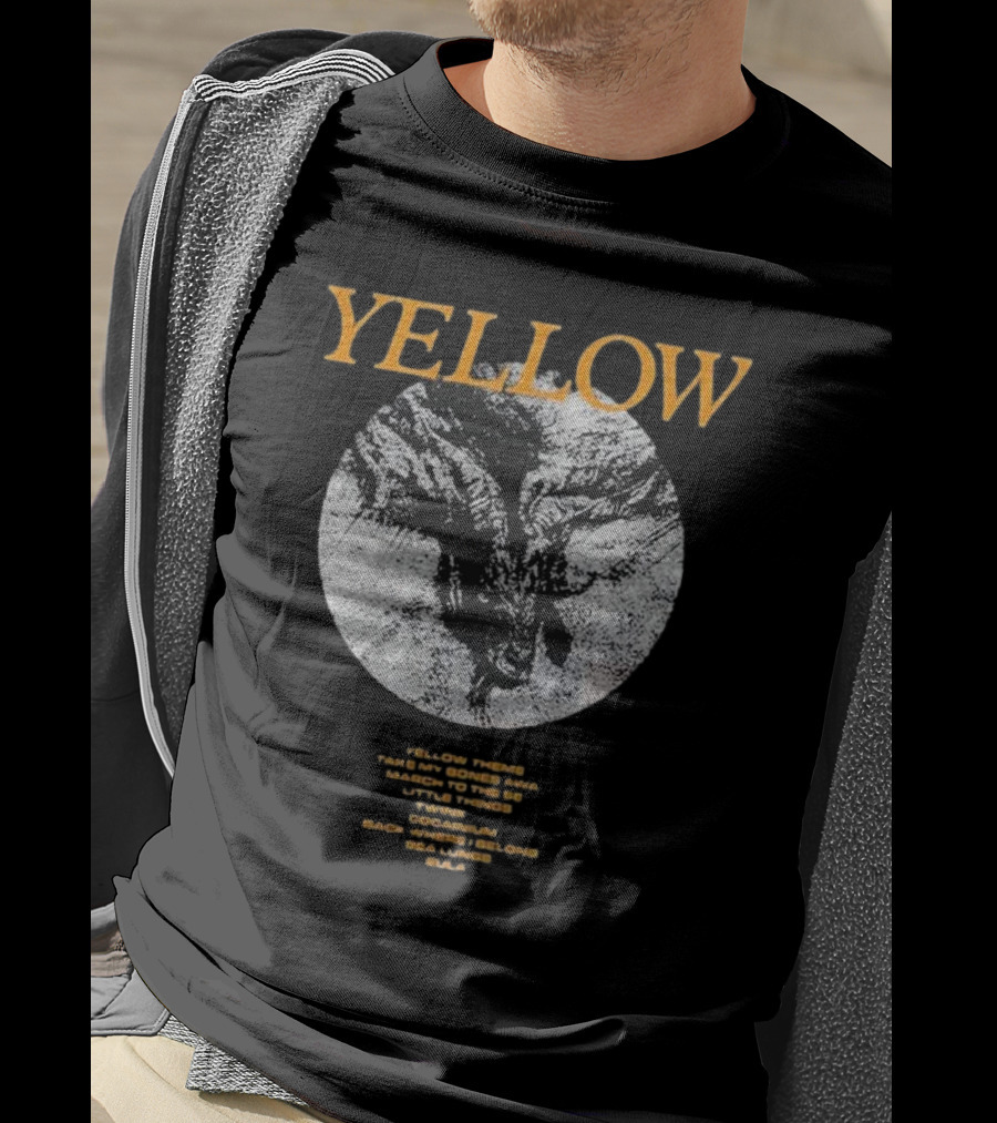 YELLOW Theme Take My Bones Away March To The Sea Little Things Twink Cocainium Back Where I Belong Sea Lungs Eula T-Shirt