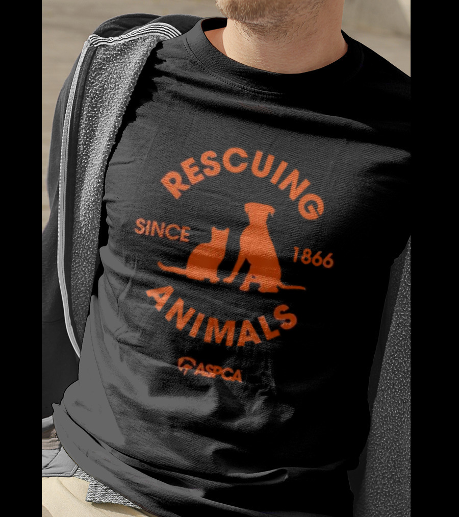 Rescuing Animals Since 1866 ASPCA Cat Dog T-Shirt