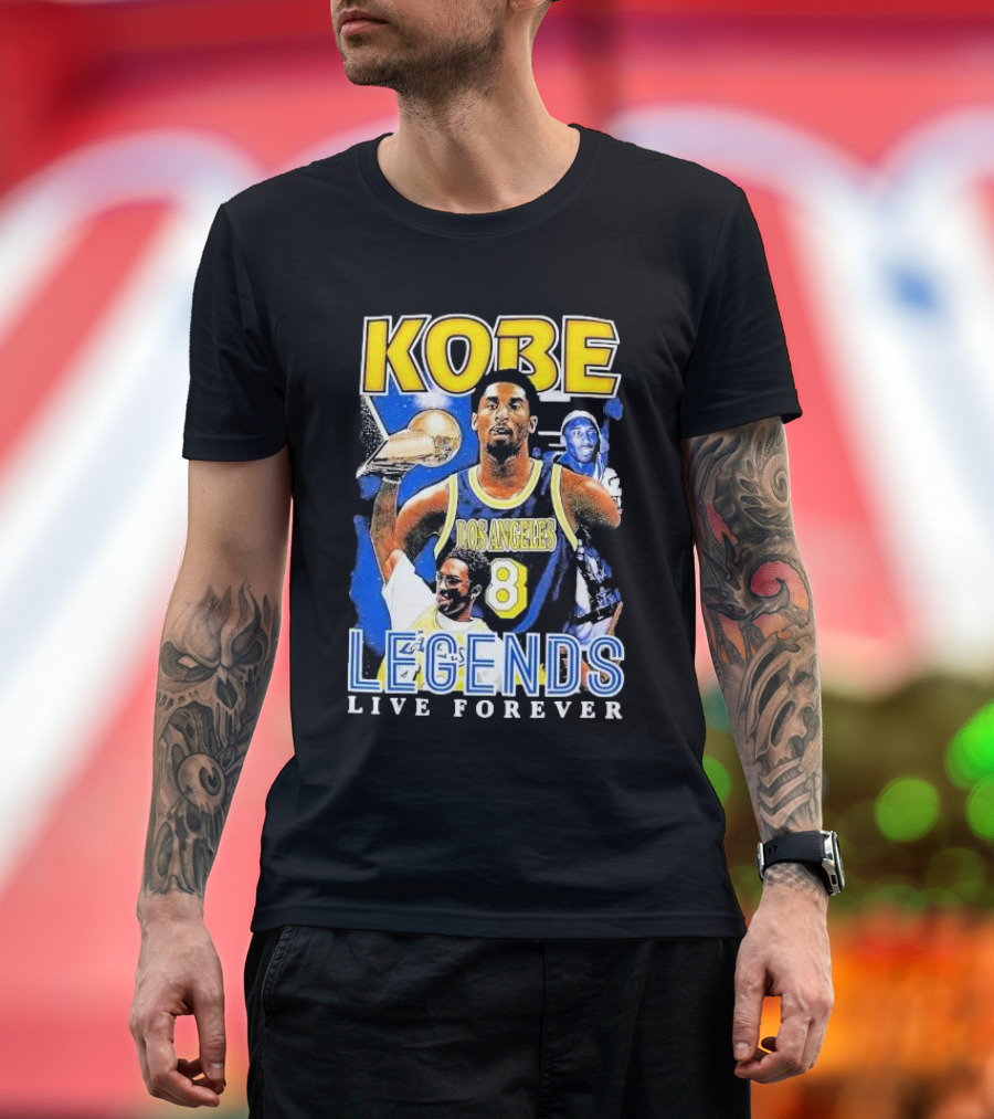 Kobe Los Angeles 8 Legends Live Forever T-Shirt