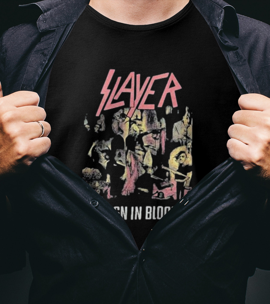 Slayer Reign In Blood Iconic Album T-Shirt