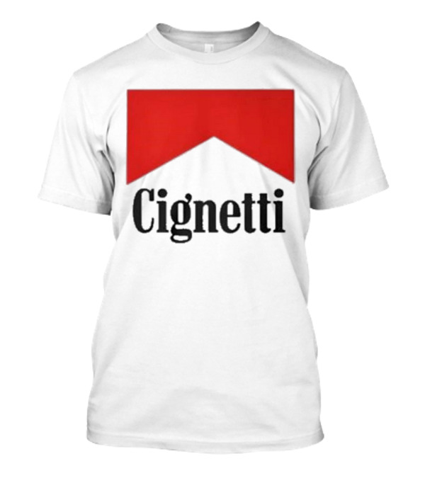 Cignetti Red Chevron Logo Design Joe Buck T-Shirt