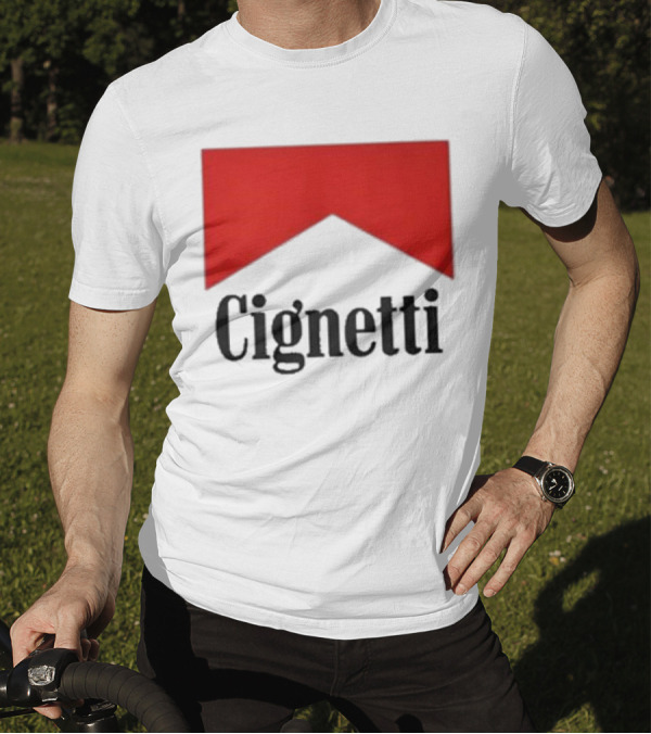 Cignetti Red Chevron Logo Design Joe Buck T-Shirt