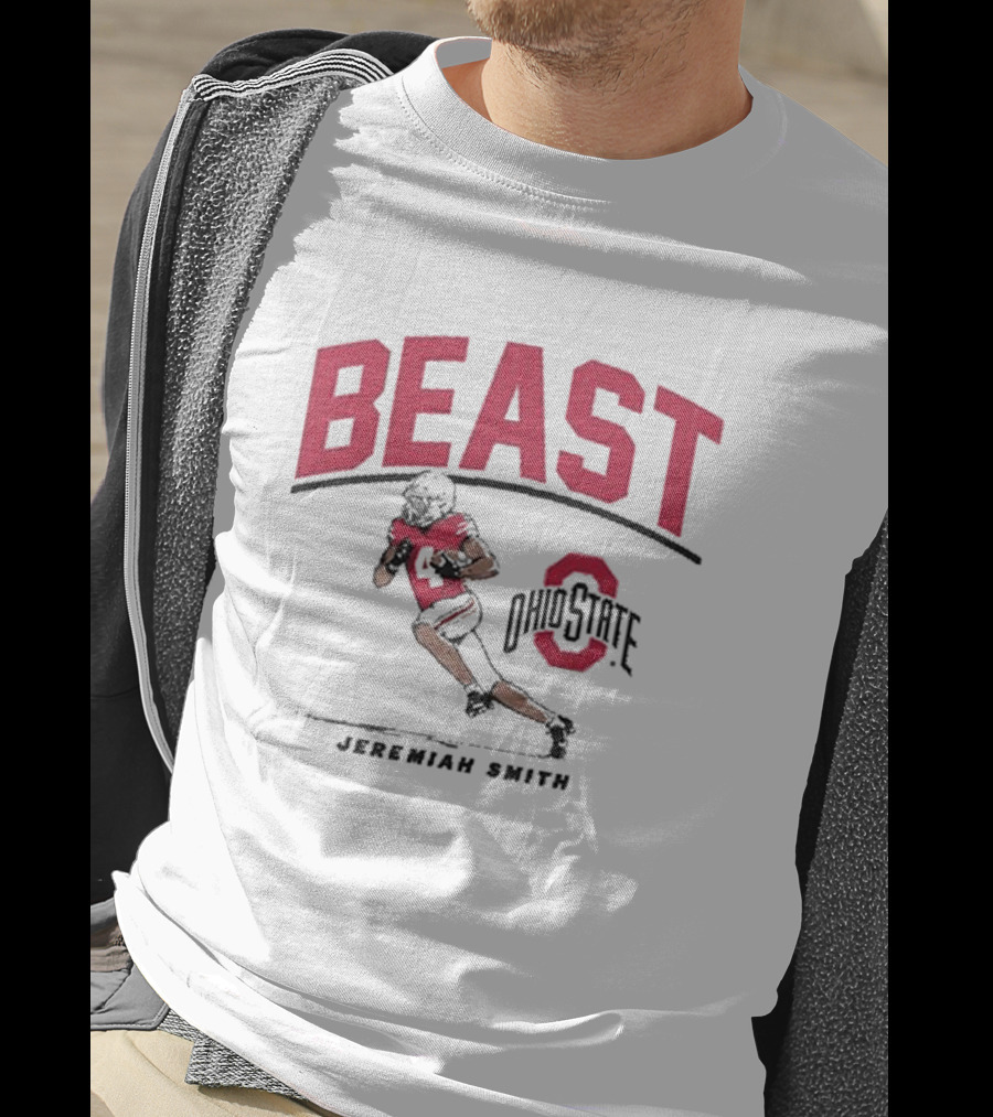 Ohio State Football Beast Jeremiah Smith T-Shirt