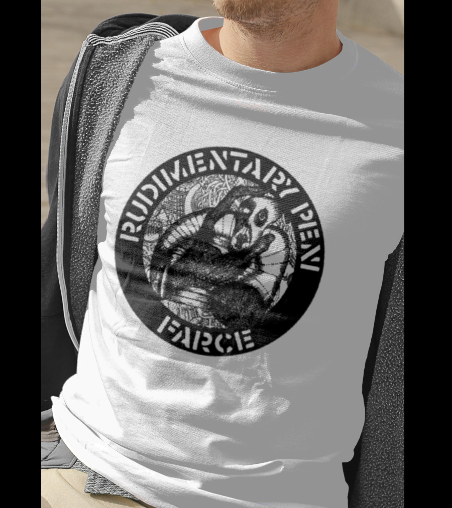 Rudimentary Peni Farce Album T-Shirt