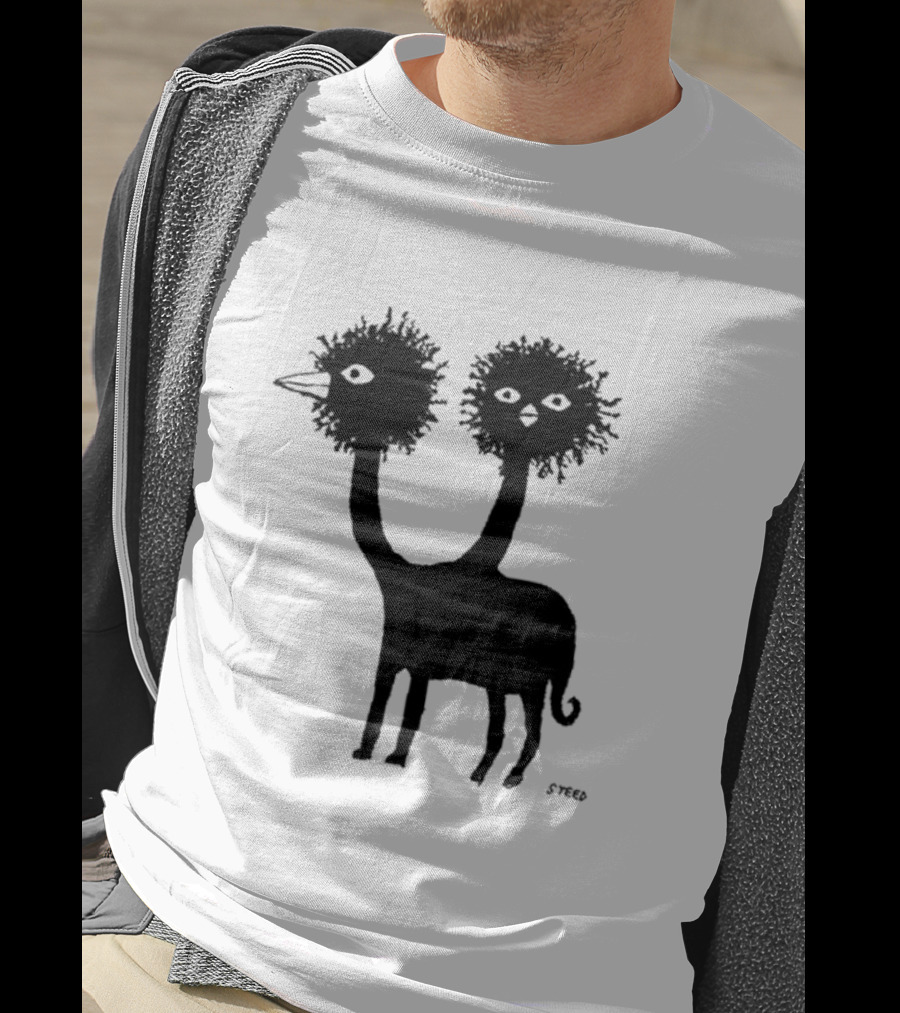 The New Yorker Ed Steed’s Two-Headed Fantasy Creature T-Shirt