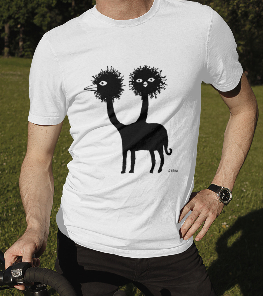 The New Yorker Ed Steed’s Two-Headed Fantasy Creature T-Shirt