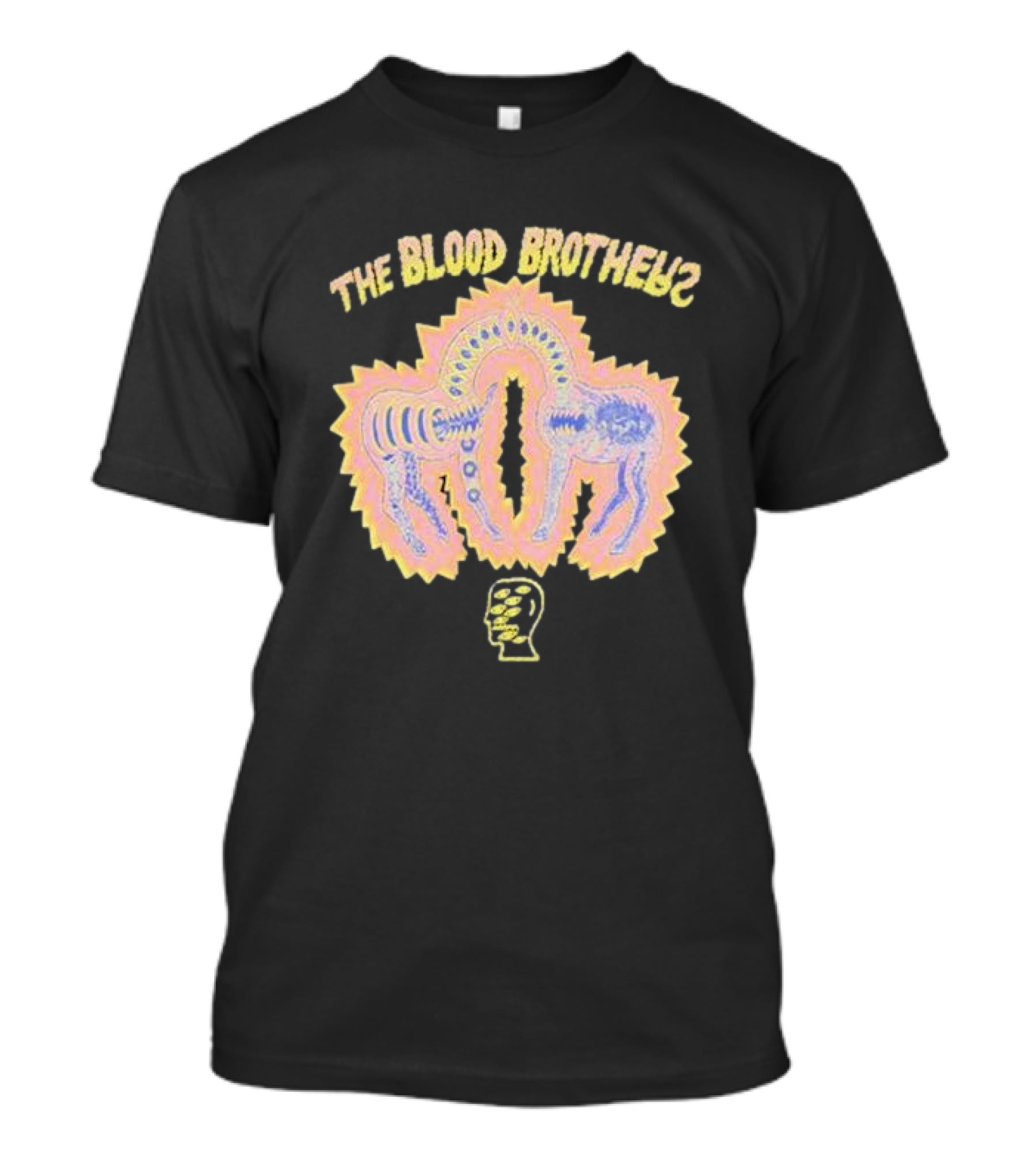 The Blood Brothers Brain Dead Collaboration Psychedelic T-Shirt