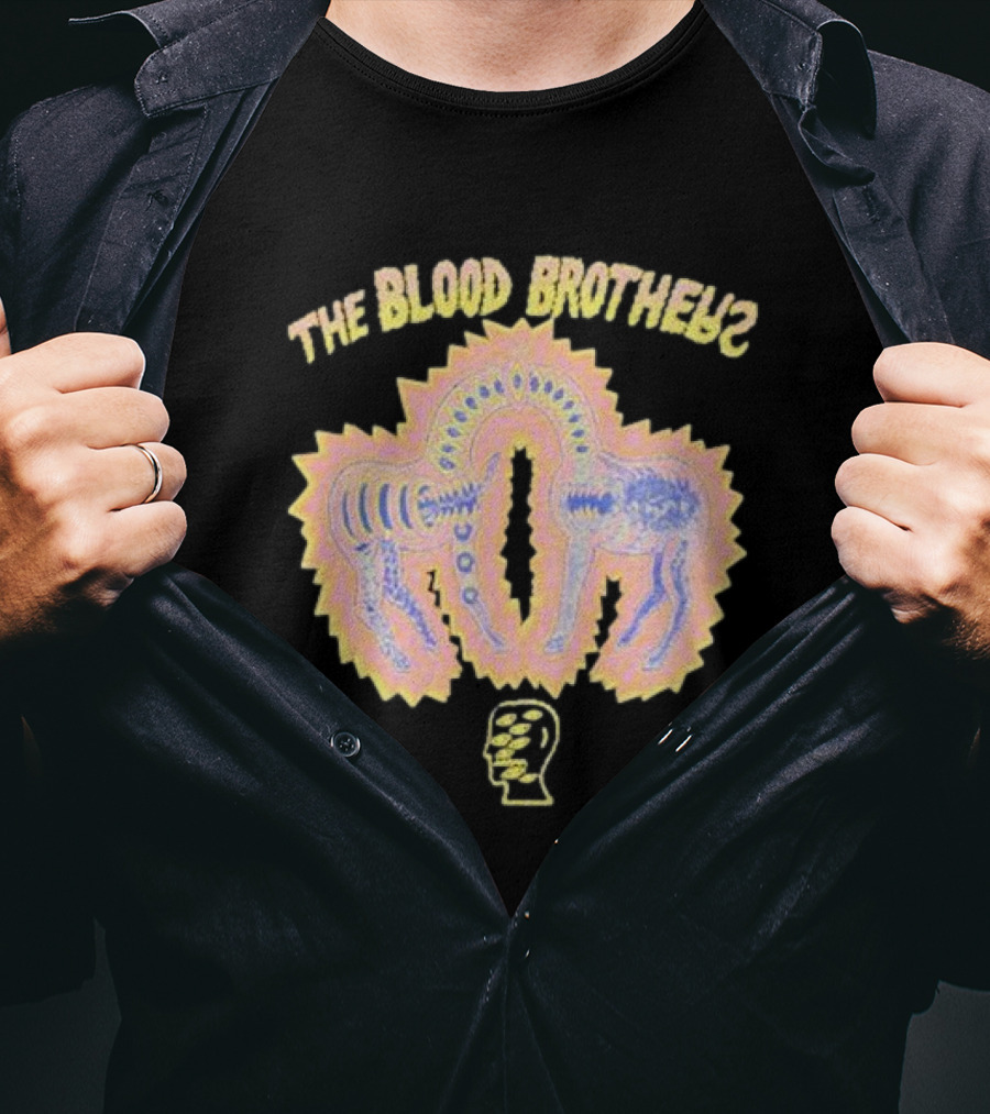 The Blood Brothers Brain Dead Collaboration Psychedelic T-Shirt