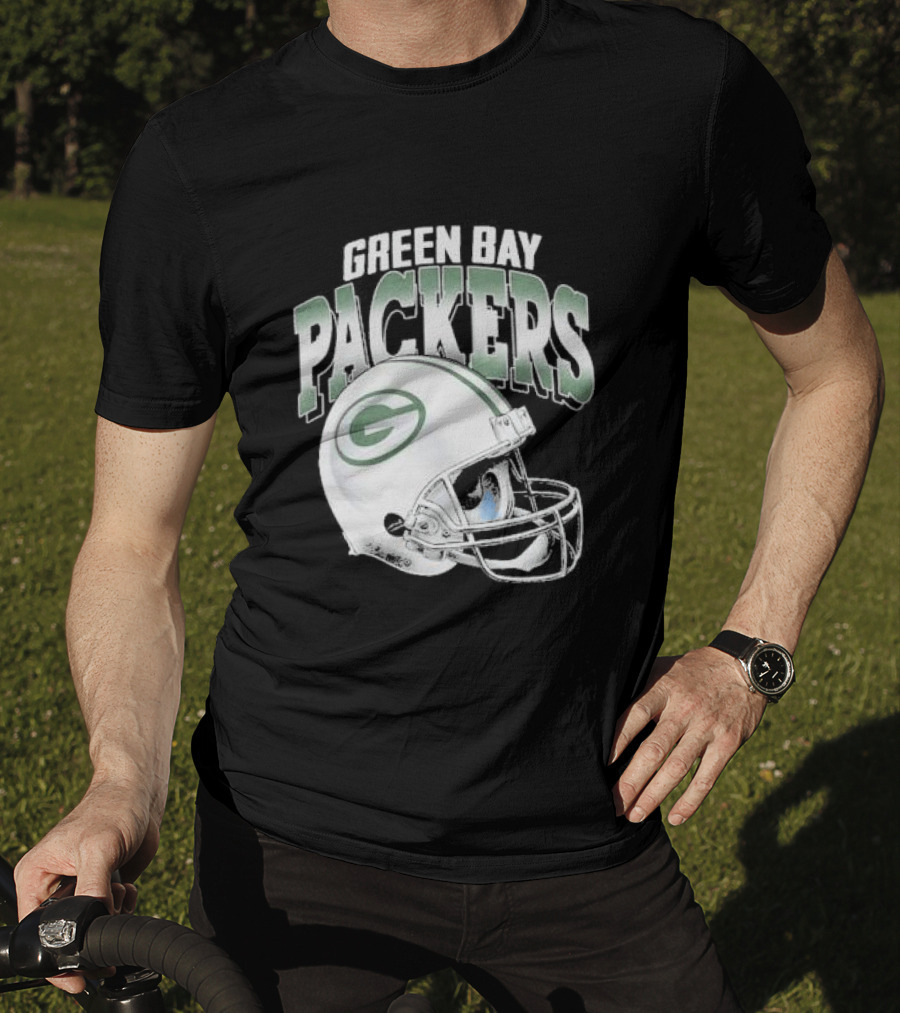 Green Bay Packers Classic Helmet Gradient T-Shirt