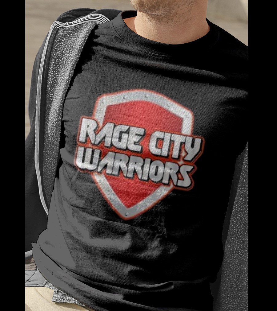Rage City Warriors Shield Emblem T-Shirt