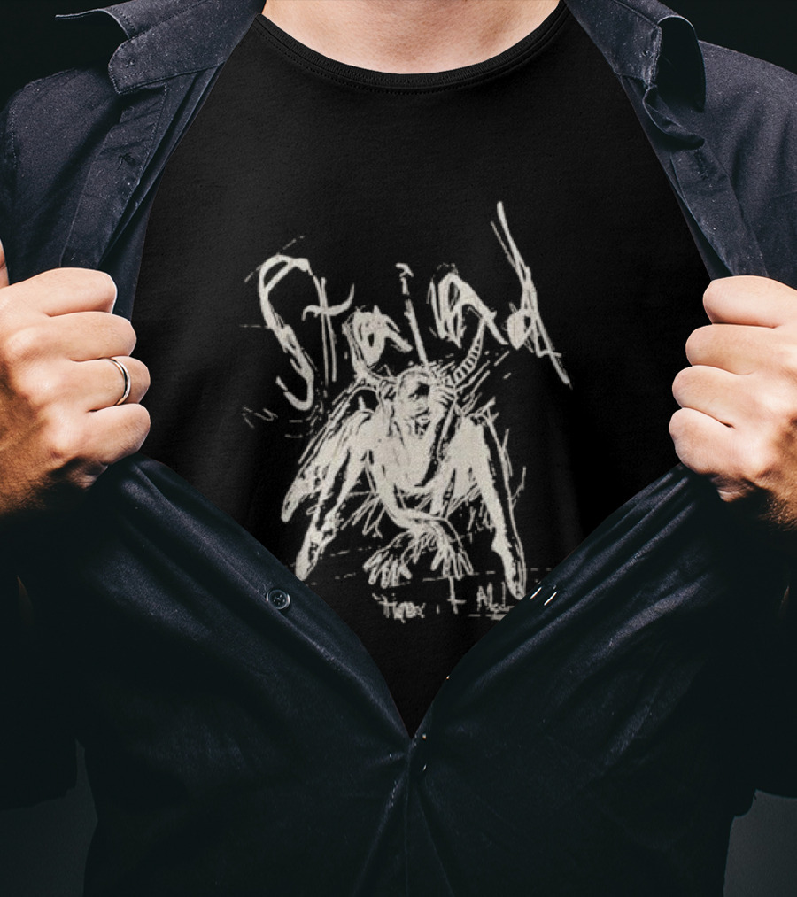 Staind Throw It All Away Demon Sketch T-Shirt