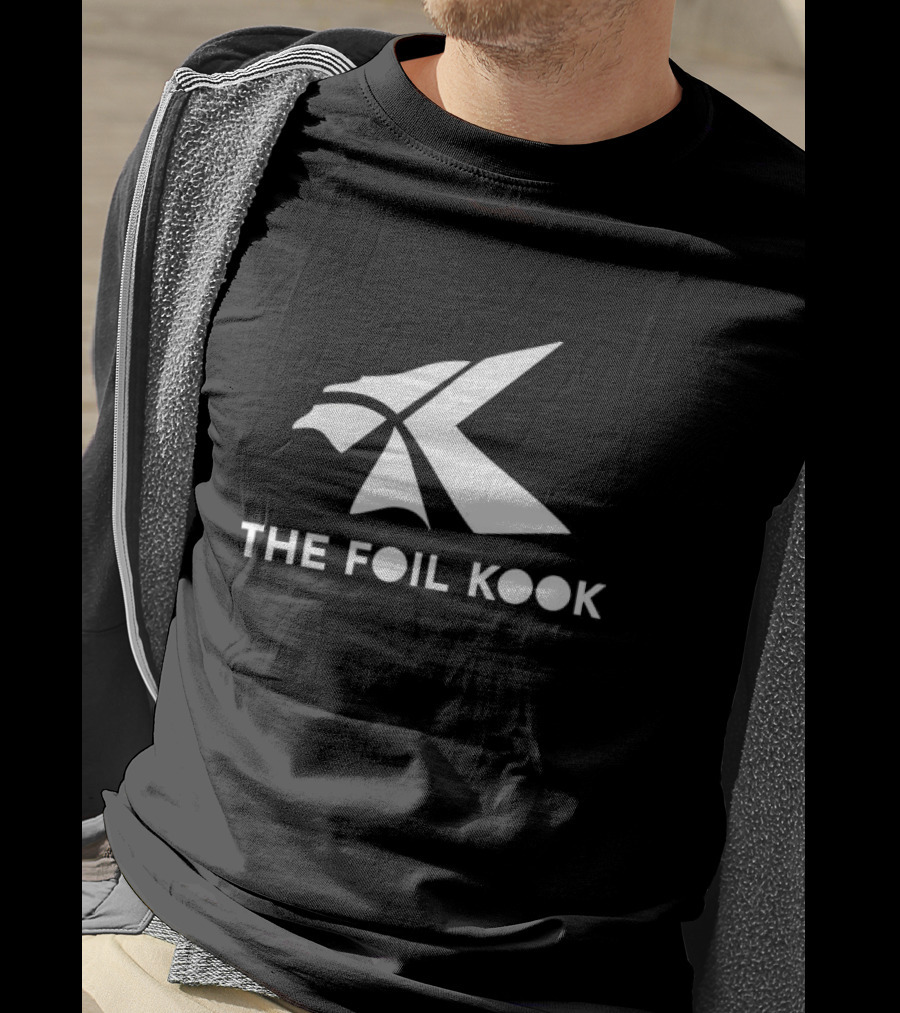 The Foil Kook FK Logo Bold Eagle Emblem T-Shirt