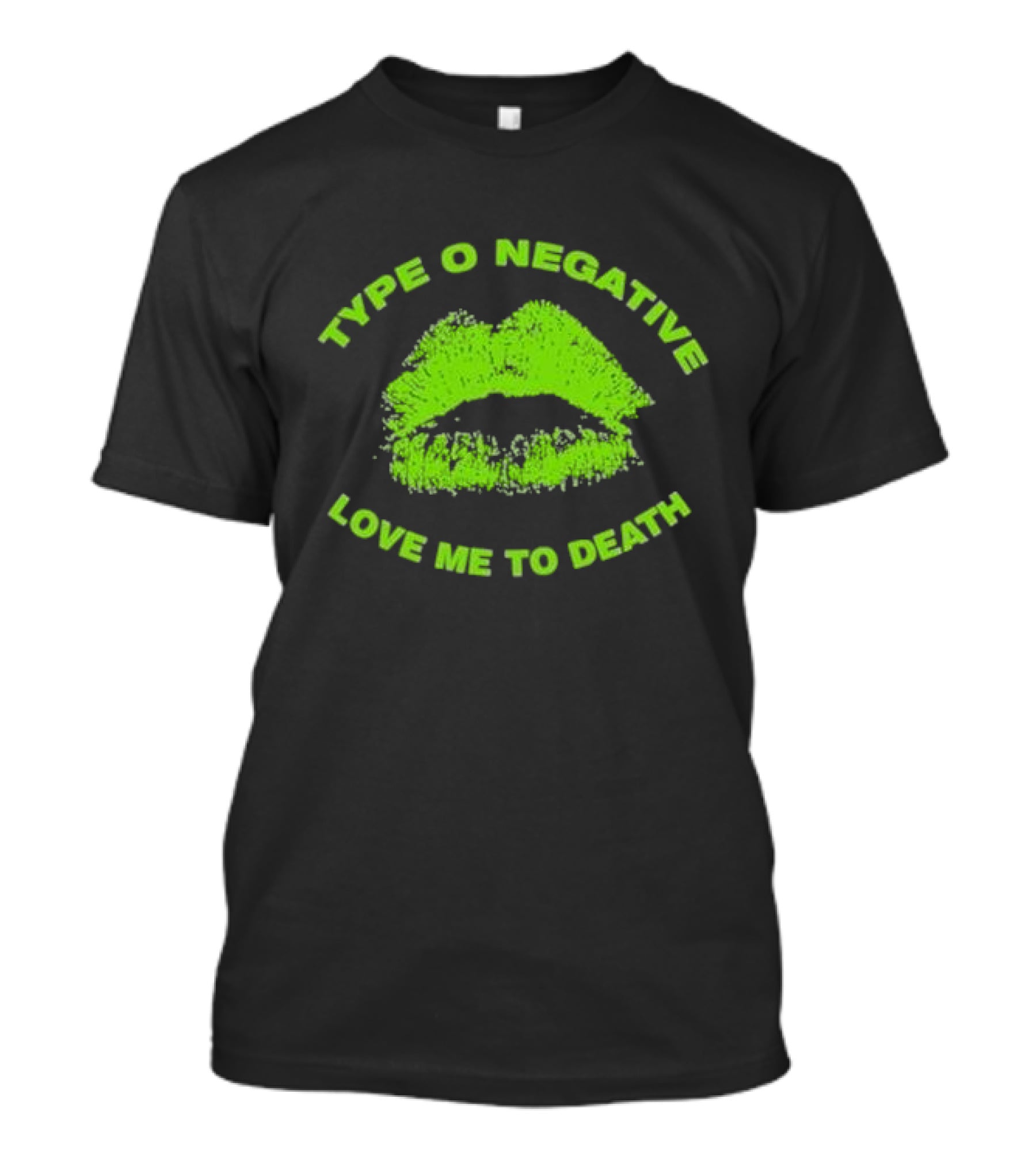 Type O Negative Love Me To Death Green Lips T-Shirt