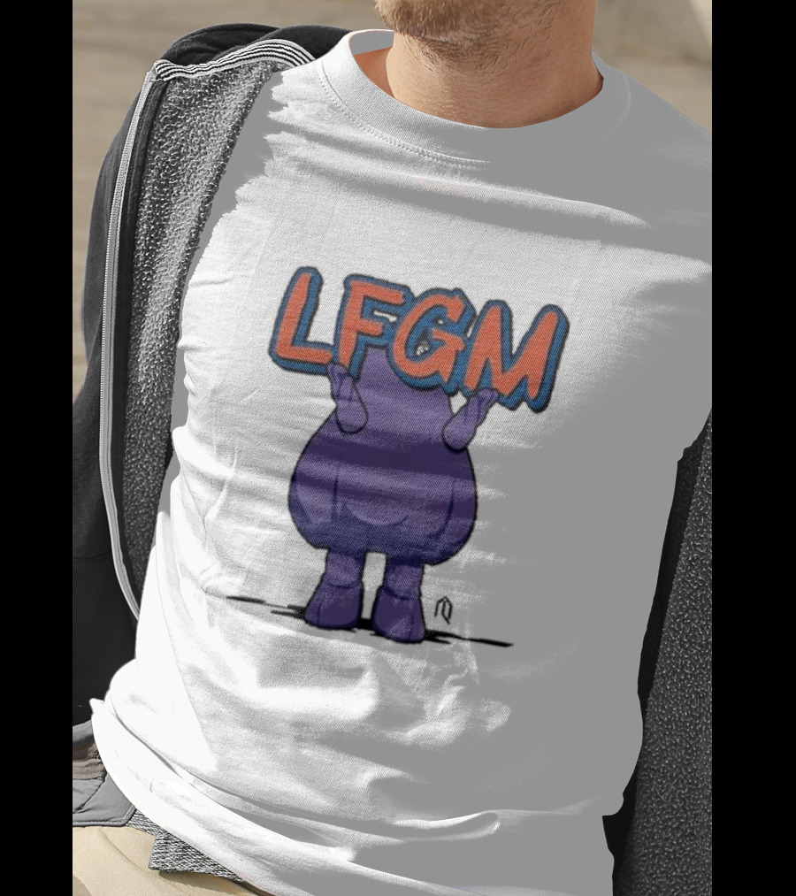 Athlete Logos LFGM Grimace Character T-Shirt