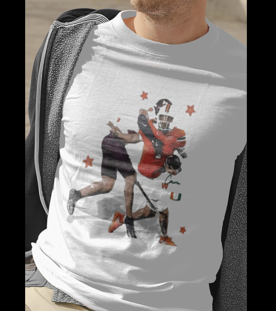 Gamechanger Shedeur Cam Ward Signature Football Play With Stars T-Shirt