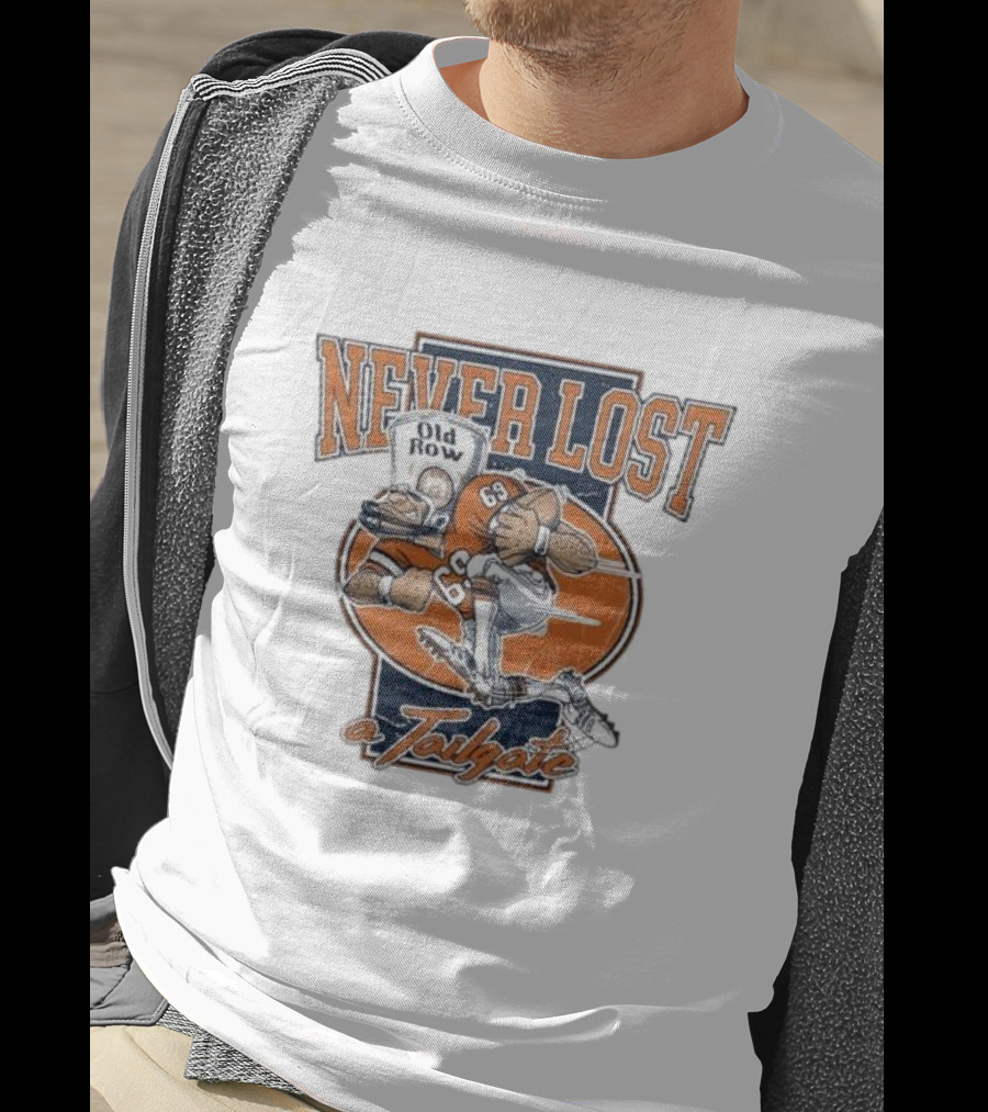Never Lost Old Row Football Tailgate Big Orange 63 T-Shirt