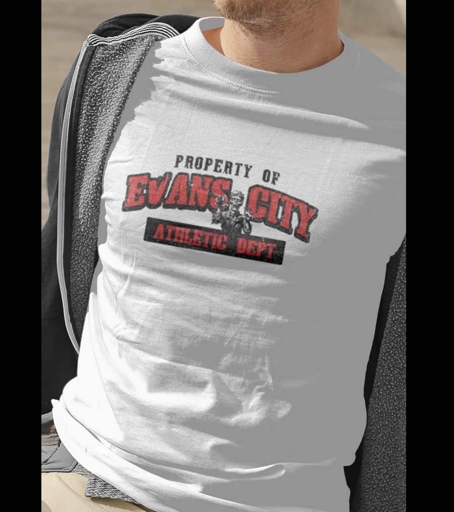 Property Of Evans City Athletic Dept Zombie T-Shirt
